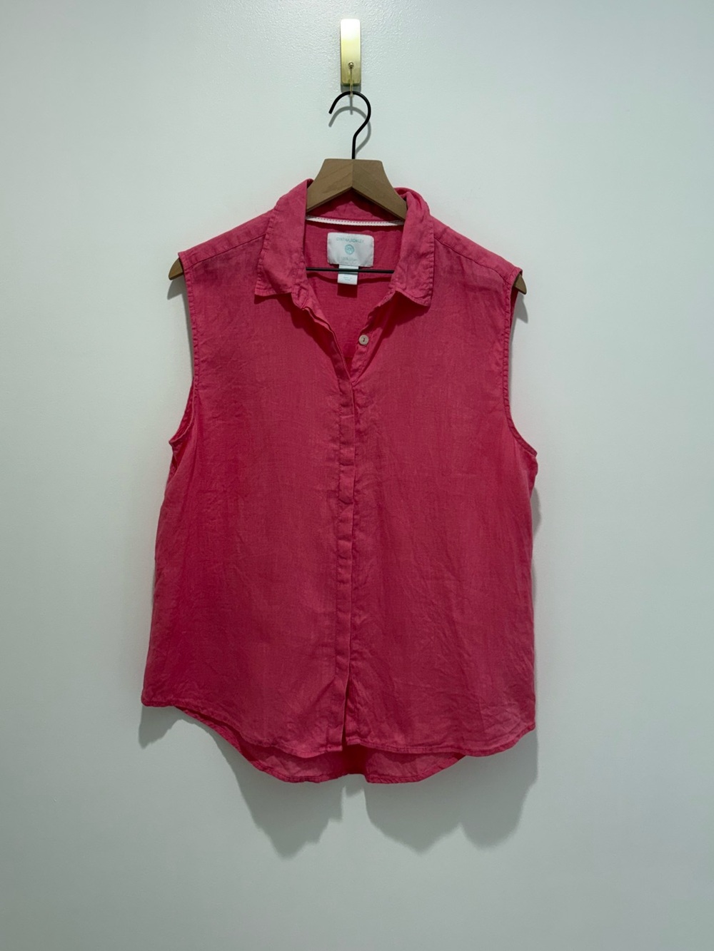 Cynthia Rowley 100%Linen Sleeveless Top